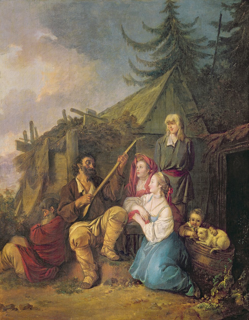 Le Joueur de balalaïka, 1764 - Jean Baptiste Le Prince