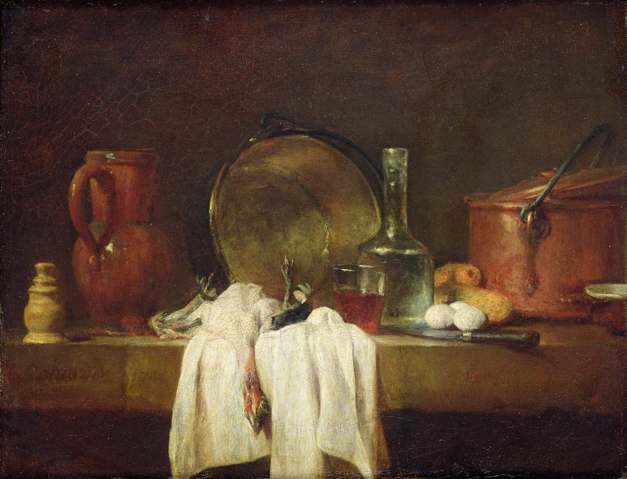 La Table de Cuisine - Jean Baptiste Simeon Chardin