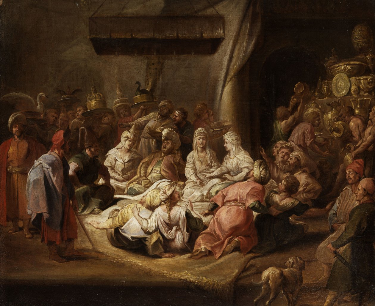 Audience à la cour du sultan - Jean Baptiste rVanmourour