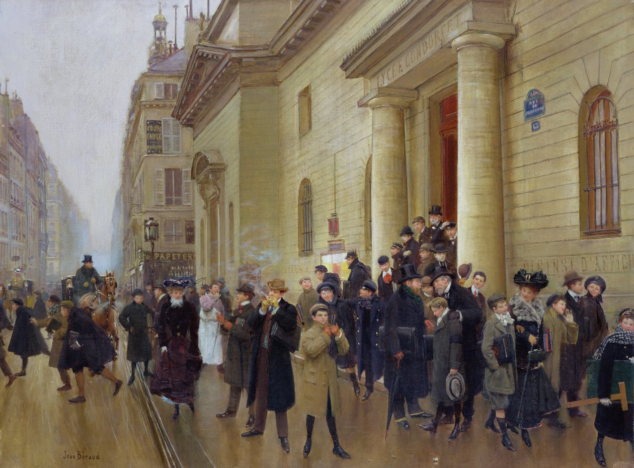Sortie du Lycée Condorcet, 1903 - Jean Beraud