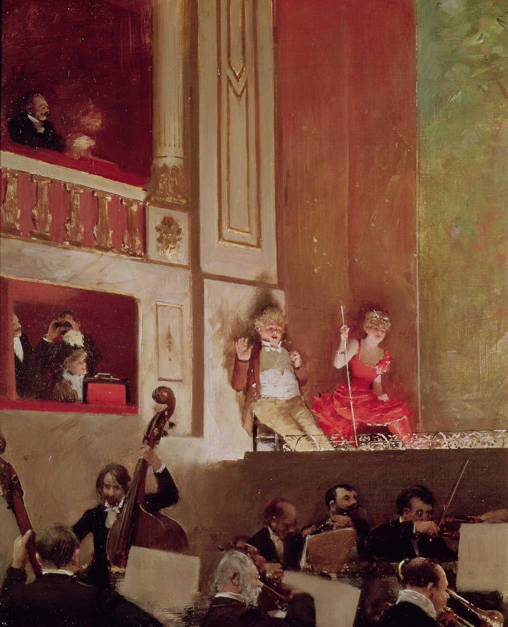 Revue au Théâtre des Variétés, c.1885 - Jean Beraud