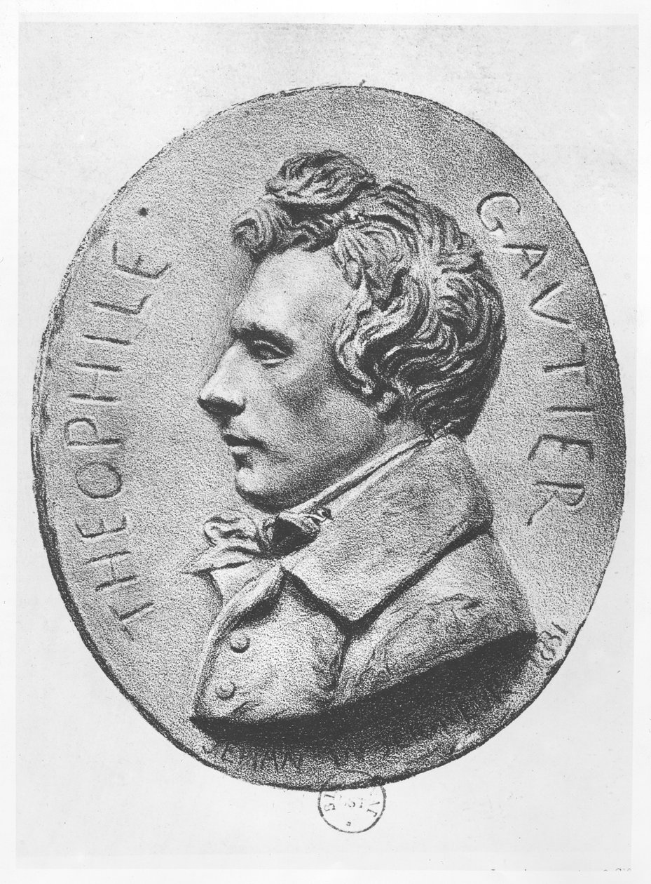 Médaillon de Théophile Gautier - Jean Bernard Duseigneur