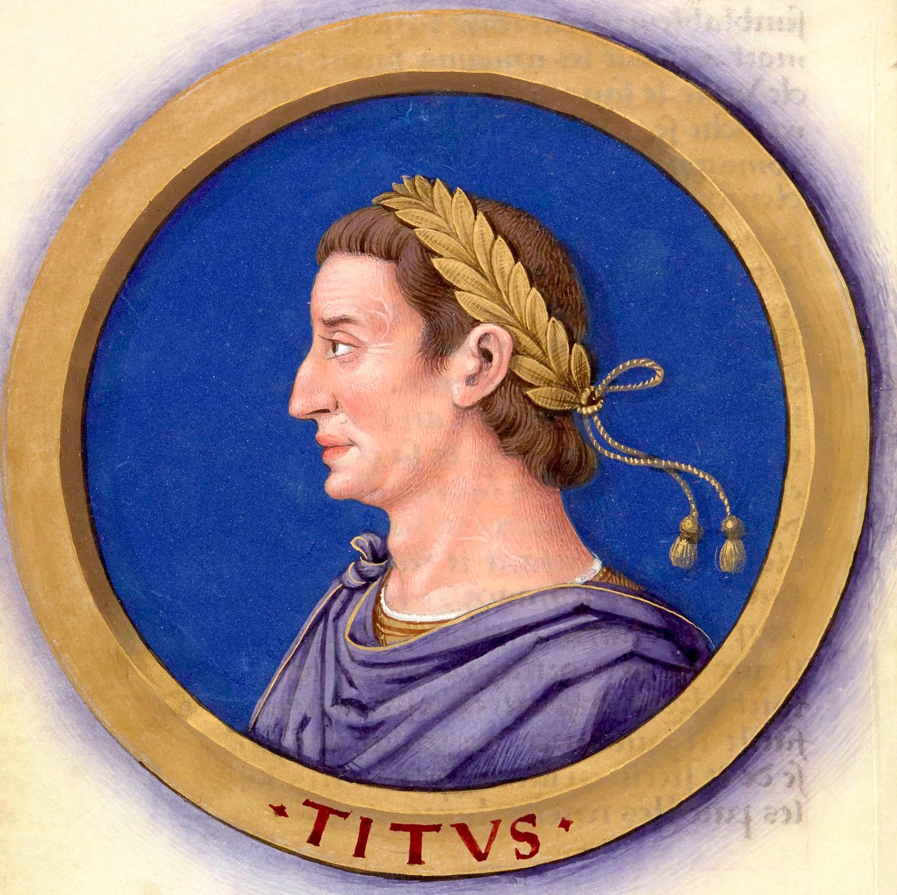 Description des douze Césars avec leurs figures 11-Titus - Jean Bourdichon