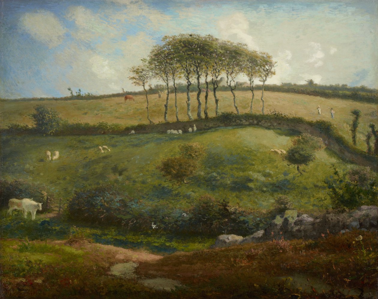 Pâturage près de Cherbourg (Normandie) - Jean Francois Millet
