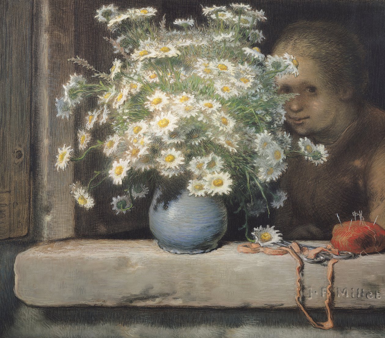Le Bouquet de Margueritas, 1866 - Jean Francois Millet