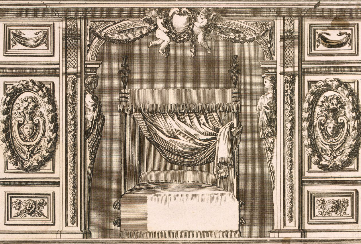 Design pour une alcôve de lit, vers 1660 - Jean Lepautre