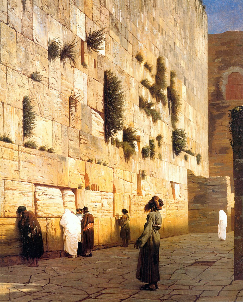 Mur de Salomon à Jérusalem - Jean Leon Gerome