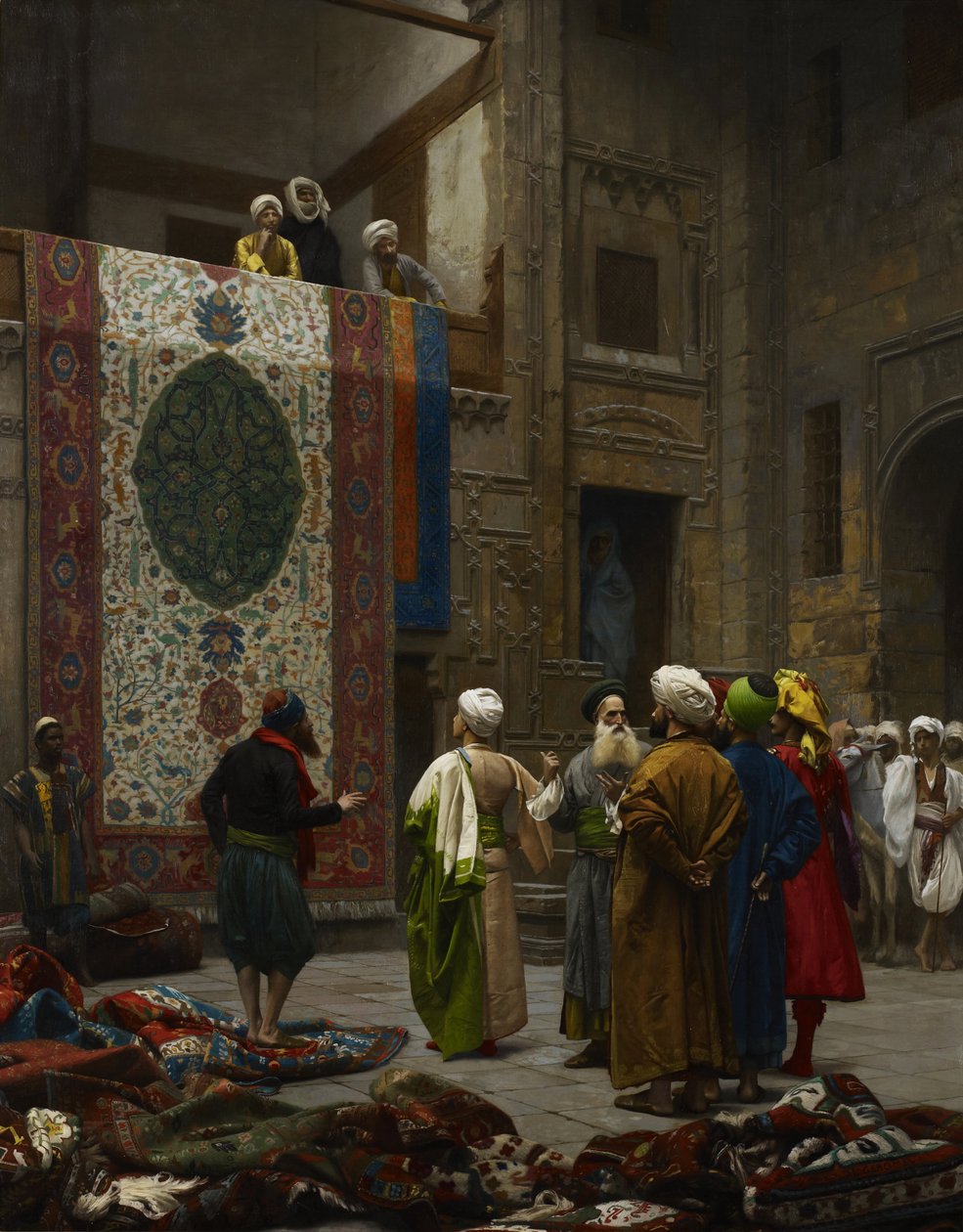 Le Marchand de tapis - Jean Leon Gerome