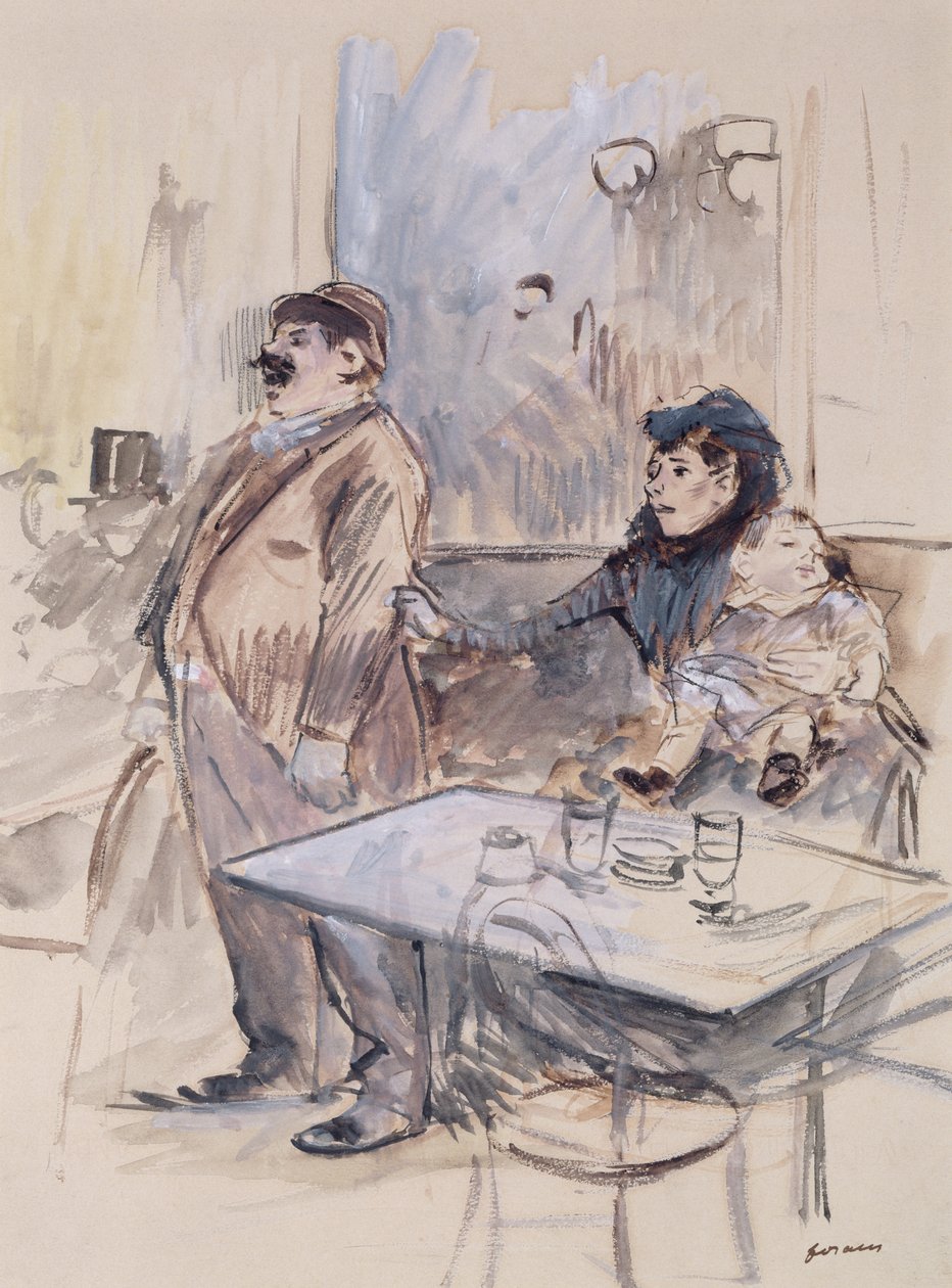 Absinthe, vers 1885 - Jean Louis Forain