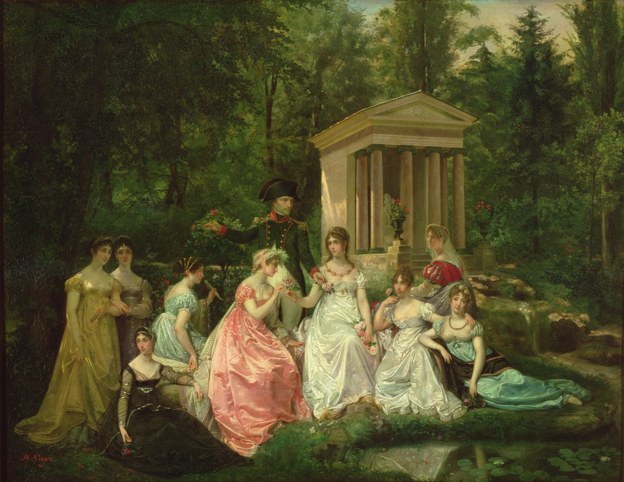 La Rose de Malmaison, vers 1867 - Jean Louis Victor Viger du Vigneau
