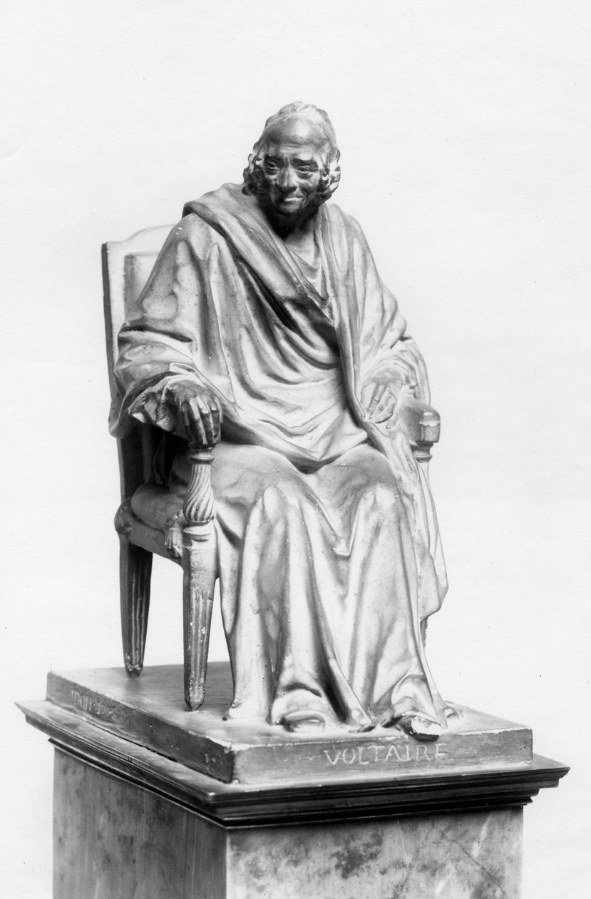 Figure assise de Voltaire - Jean-Antoine Houdon