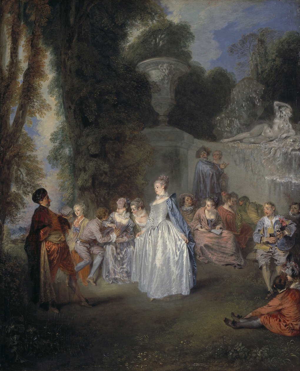 Fêtes vénitiennes - Jean-Antoine Watteau