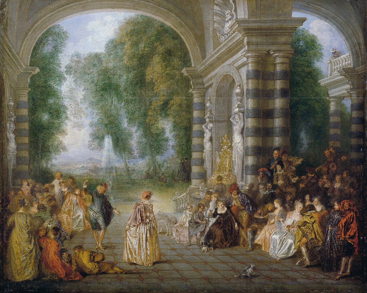 Les plaisirs du bal - Jean-Antoine Watteau