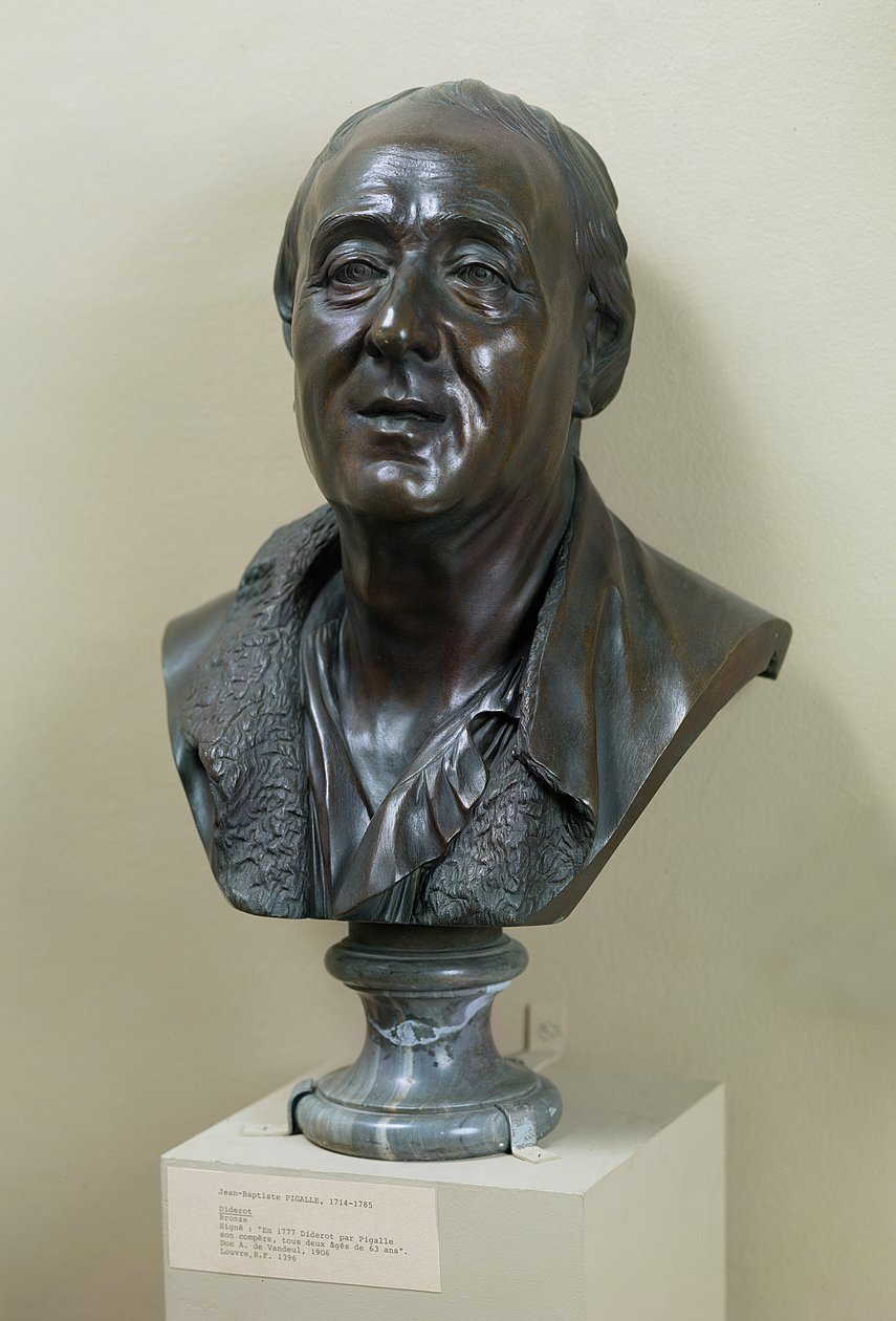 Buste de Denis Diderot (1713-84) 1777 - Jean Baptiste Pigalle