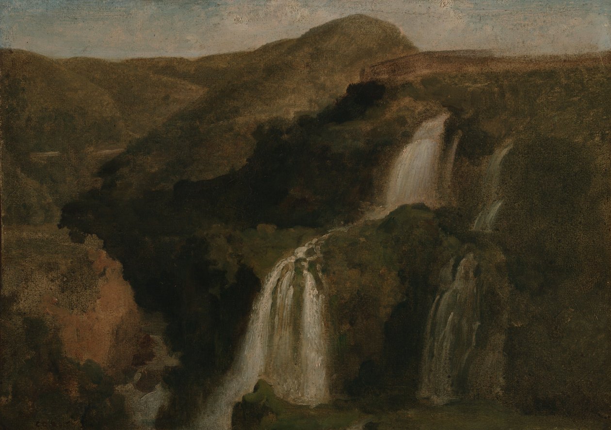 Les chutes de Tivoli - Jean-Baptiste-Camille Corot