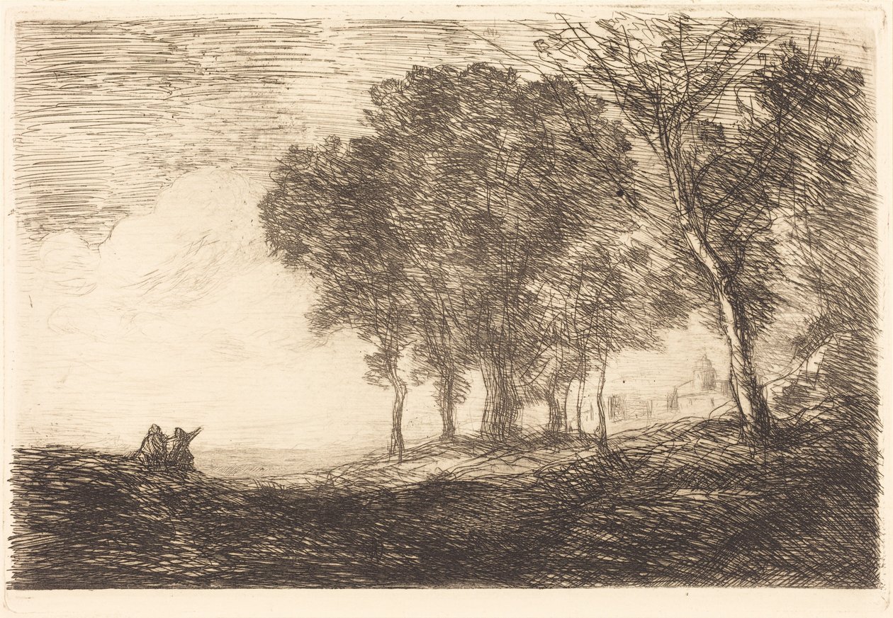 Paysage italien - Jean-Baptiste-Camille Corot