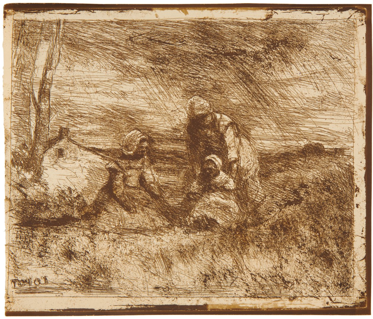 Petite sœur - Jean-Baptiste-Camille Corot