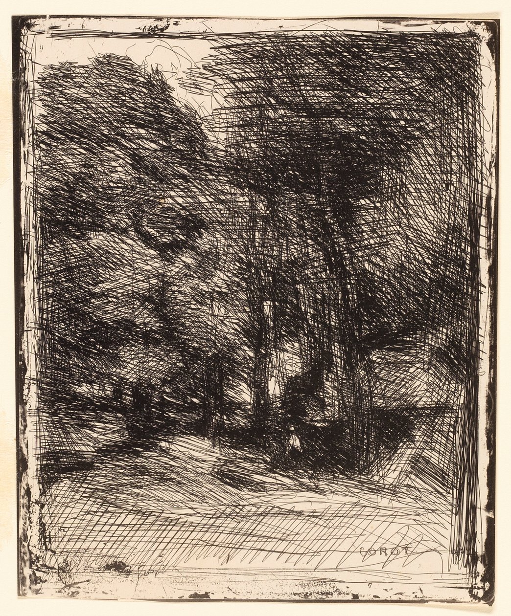 Souvenir de Bas-Bréau - Jean-Baptiste-Camille Corot