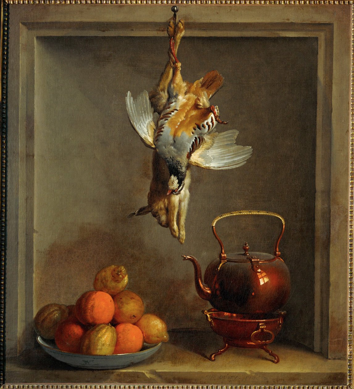 Nature mort aux fruite et gibier … - Jean Baptiste (school of) Oudry