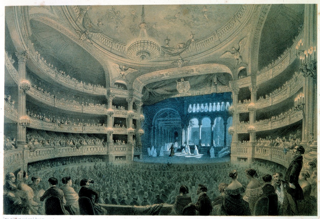 Vue de la salle de théâtre de l