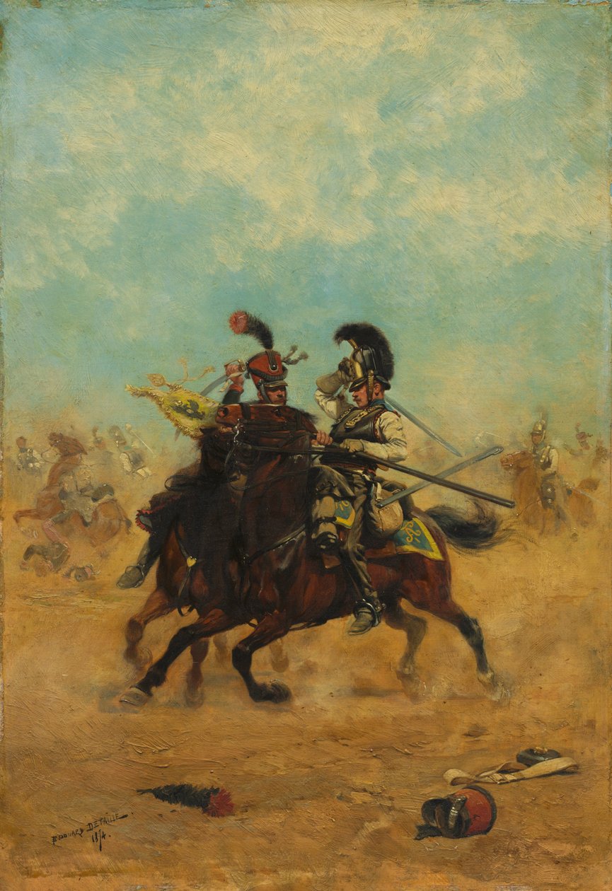 Combat pour les couleurs - Jean-Baptiste Edouard Detaille