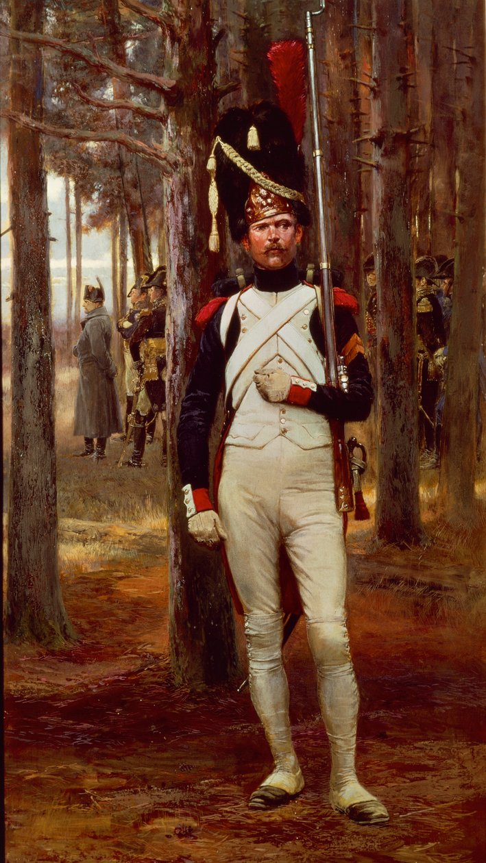 Grenadier à pied de la Garde Impériale, par Édouard Detaille - Jean Baptiste Edouard Detaille
