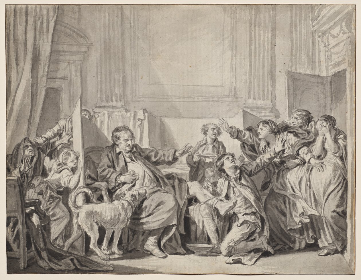 La fille coupable et repentante - Jean-Baptiste Greuze