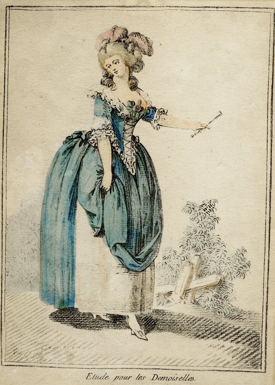 Etude pour les Demoiselles - Jean-Baptiste Huet