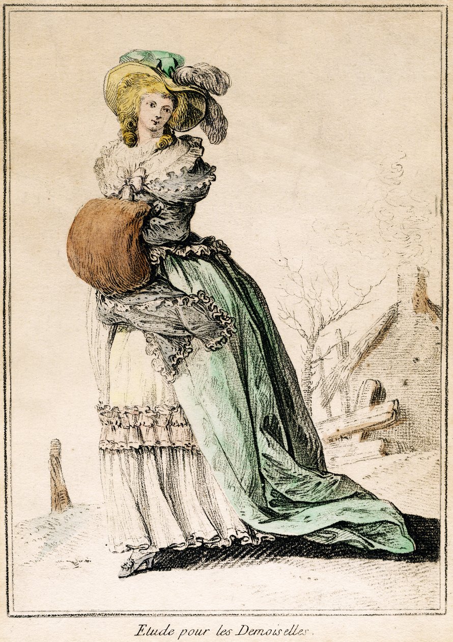 Etude pour les Demoiselles - Jean-Baptiste Huet