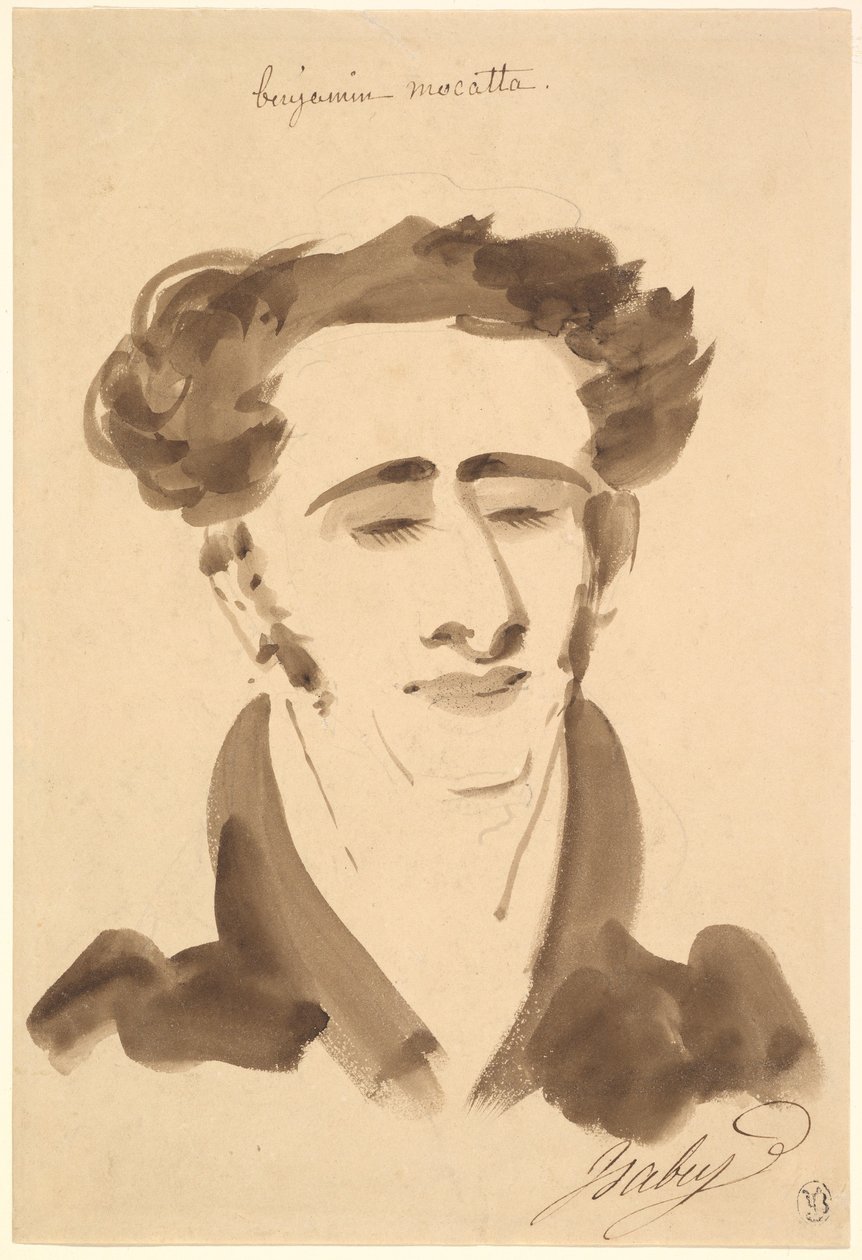 Portrait de Benjamin Mocatta (1802-1865) - Jean-Baptiste Isabey