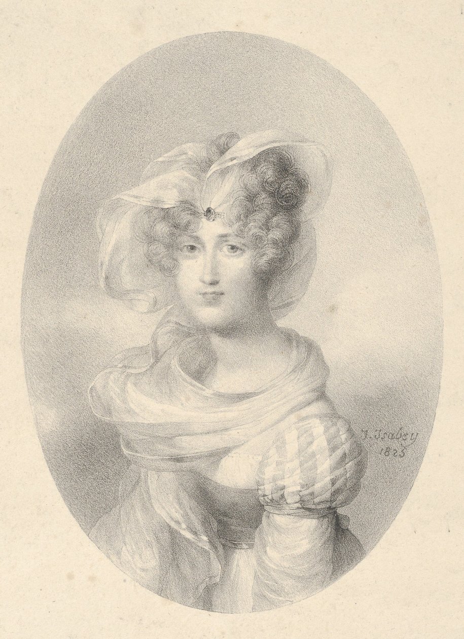 Portrait of Madame Ditte-Harmite - Jean-Baptiste Isabey