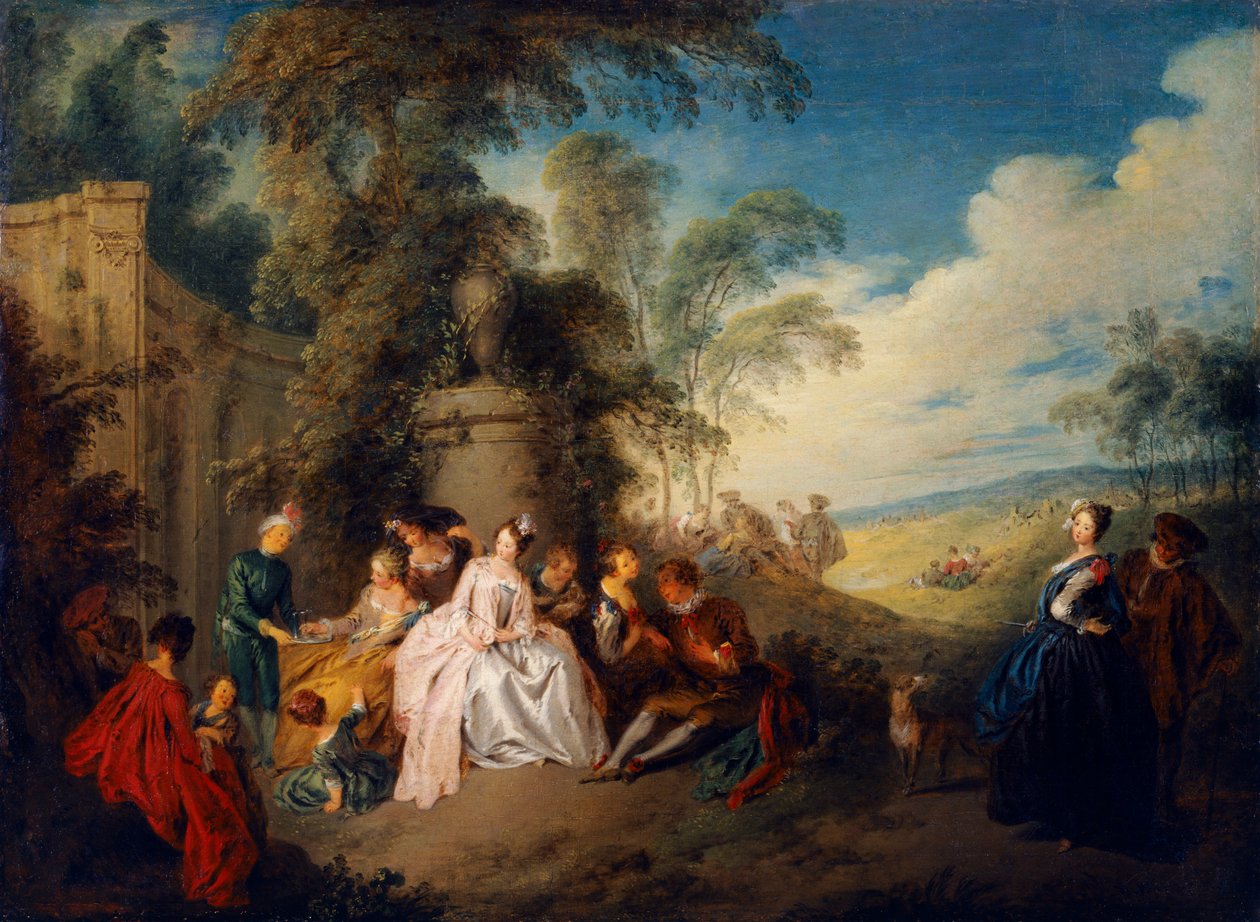 Fête champêtre - Jean Baptiste Joseph Pater