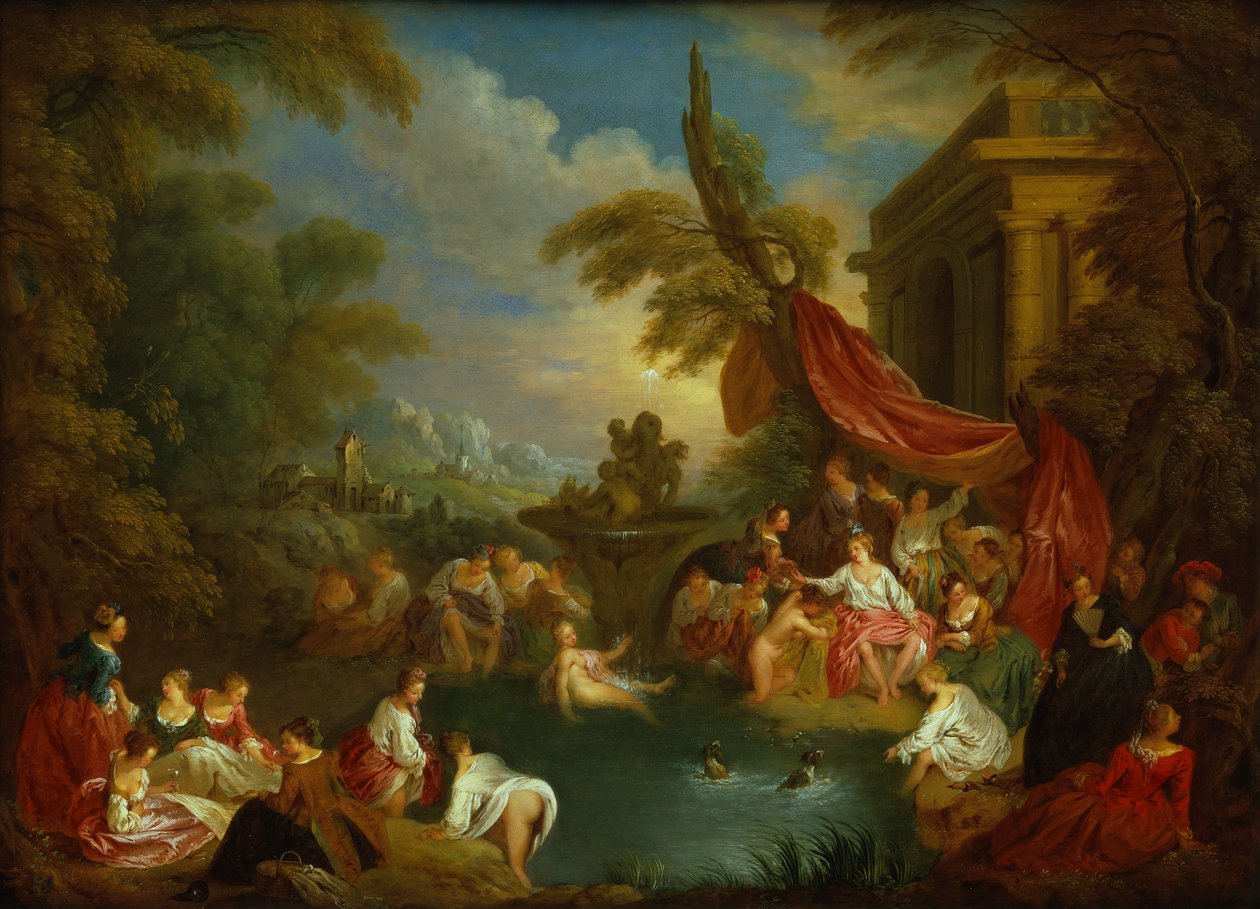 Les Baigneurs - Jean Baptiste Joseph Pater