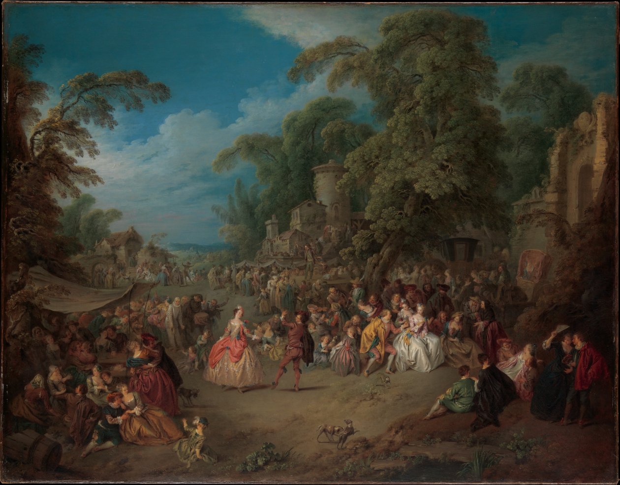 La foire de Bezons - Jean-Baptiste Joseph Pater