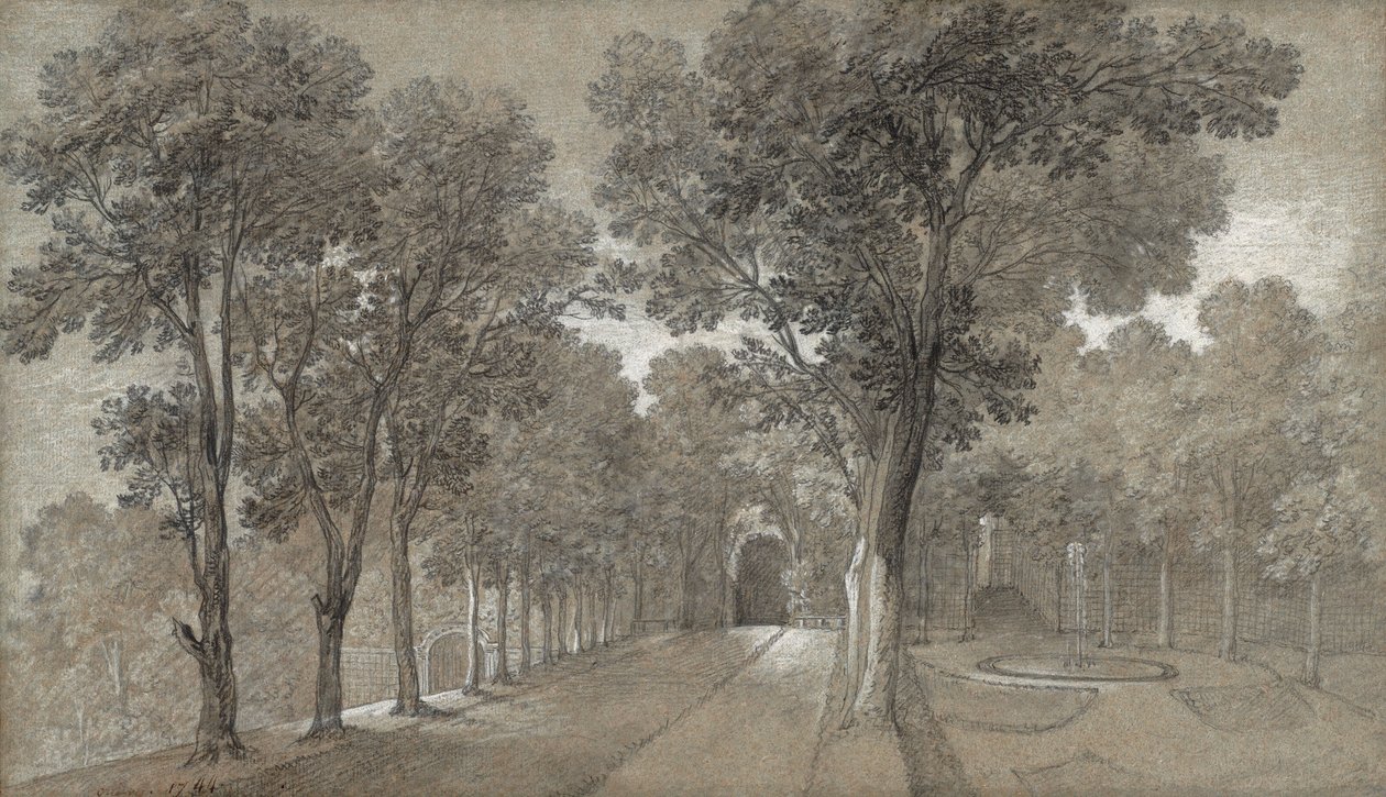 Vue du parc à Arcueil - Jean-Baptiste Oudry