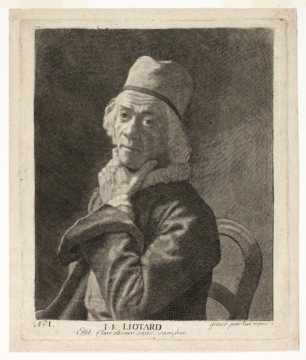 Le petit autoportrait - Jean-Étienne Liotard