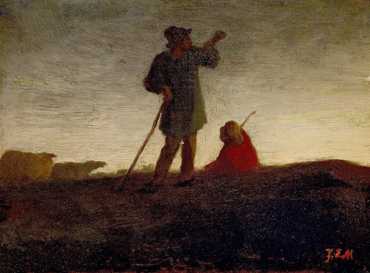 Rappel du troupeau, 1866-72 - Jean Francois Millet
