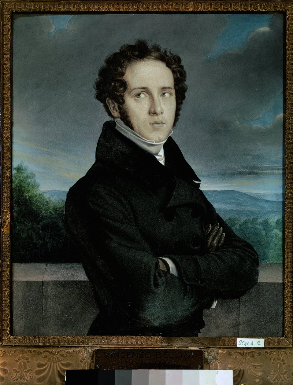 Portrait de Bellini Vincenzo, première moitié du XIXe siècle (huile sur toile) - Jean-Francois Millet