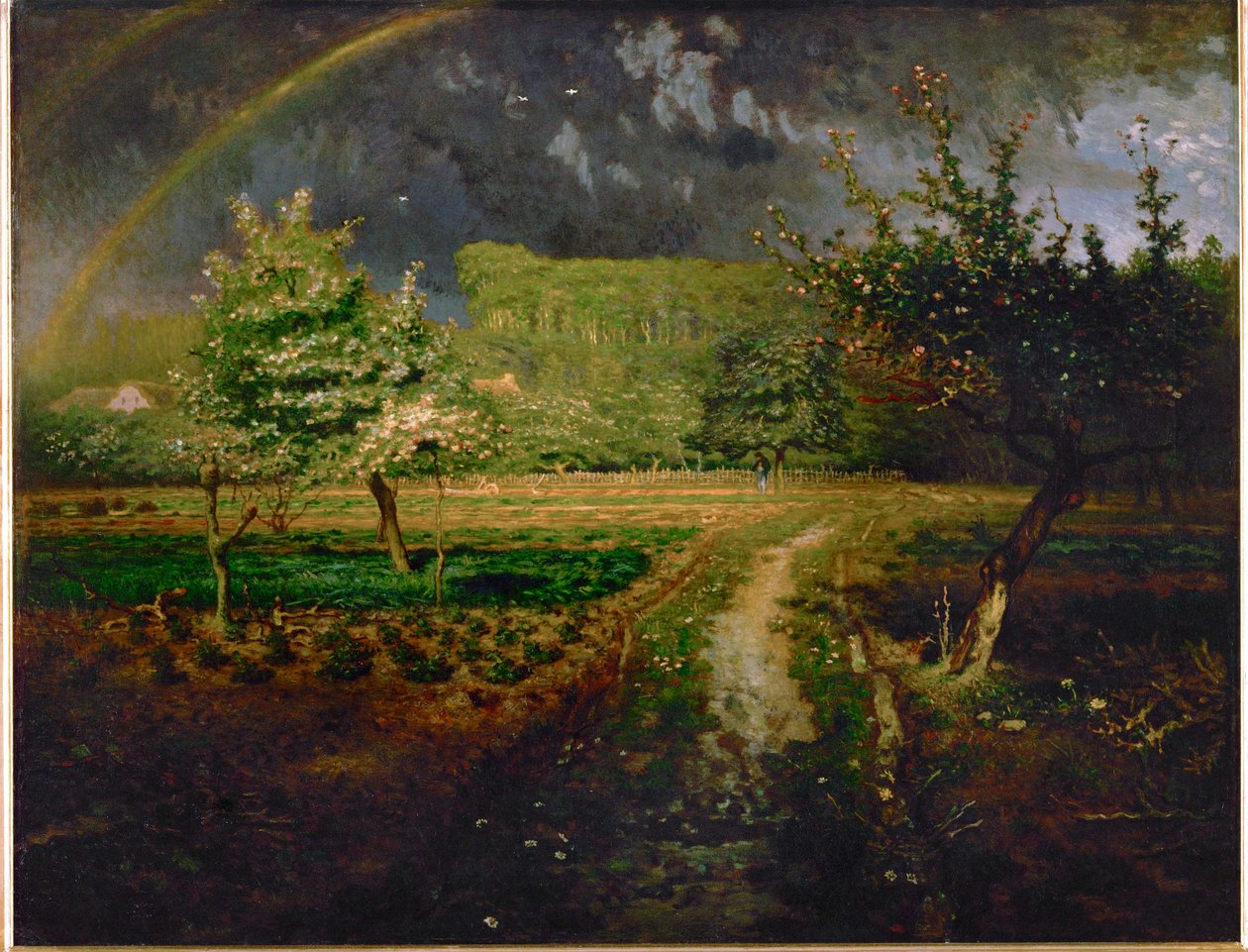 Printemps (huile sur toile) - Jean-Francois Millet