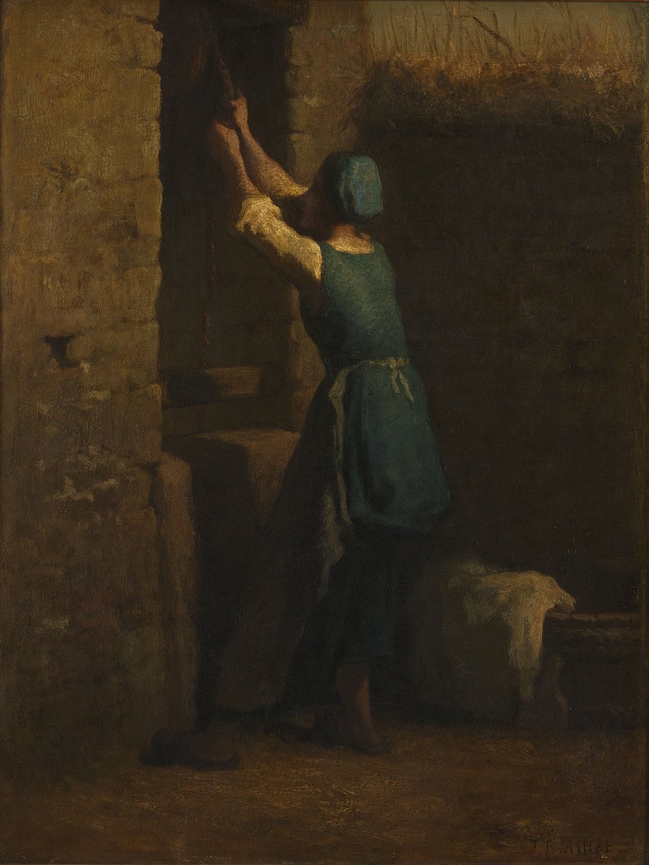 Femme au puits - Jean-Francois Millet