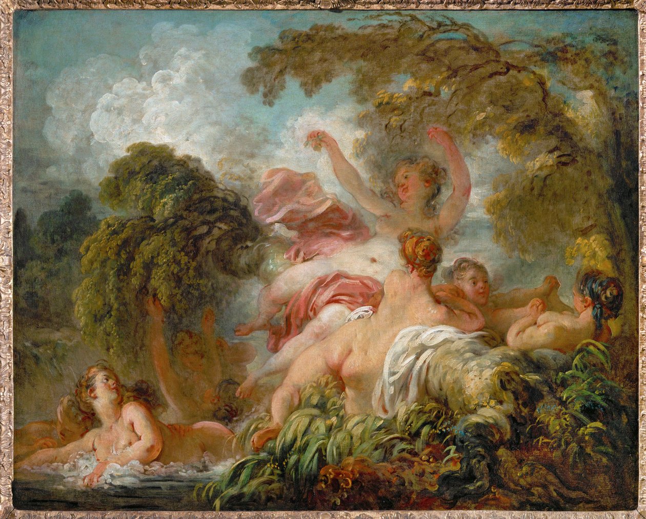 Les baigneuses. Les baigneuses ... - Jean Honore Fragonard