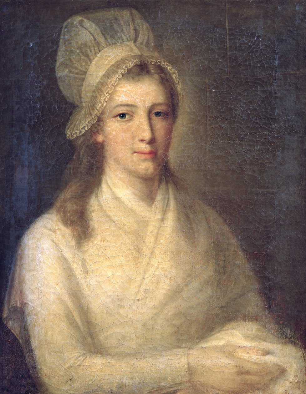 Charlotte Corday (1768-93) - Jean-Jacques Hauer