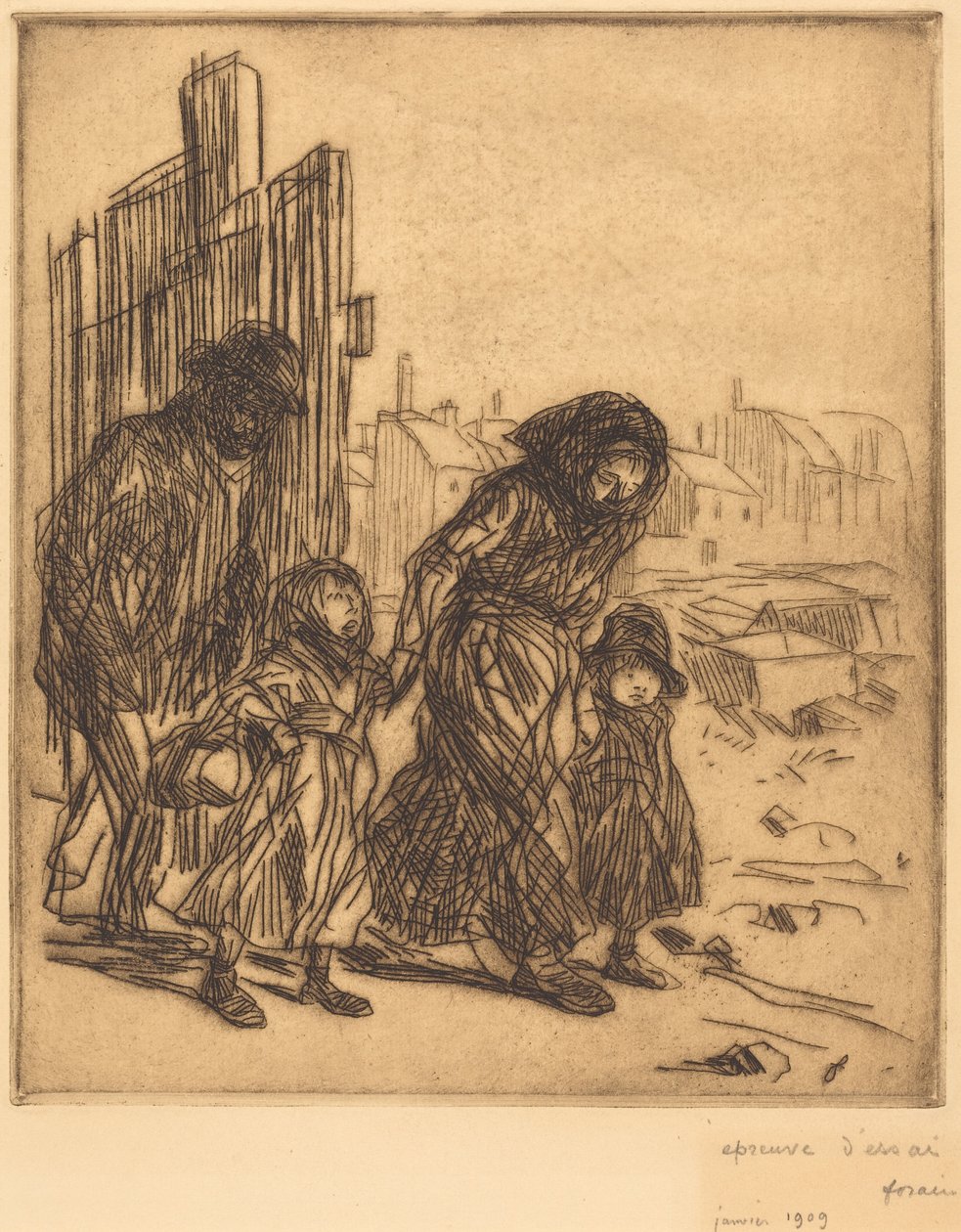 Après la saisie (After the Seizure) - Jean-Louis Forain
