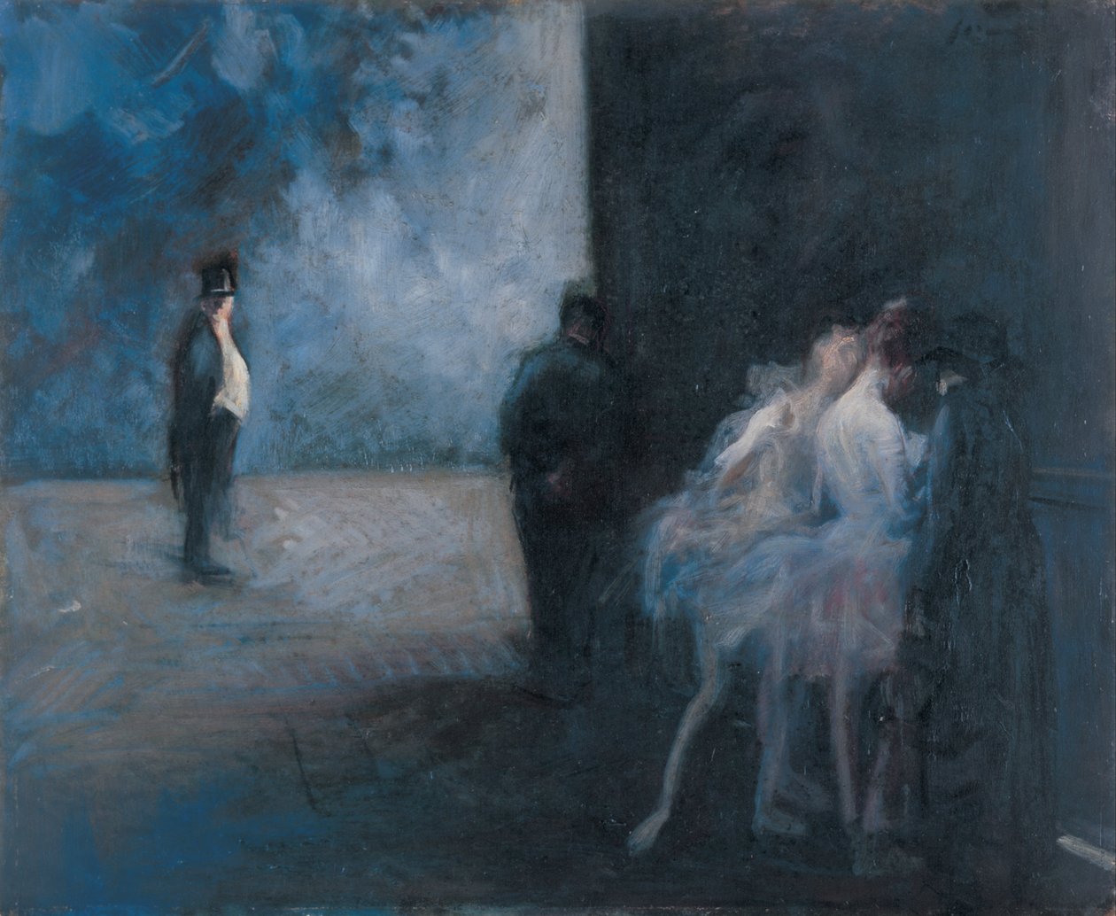 Dans les coulisses – Symphonie en bleu - Jean-Louis Forain