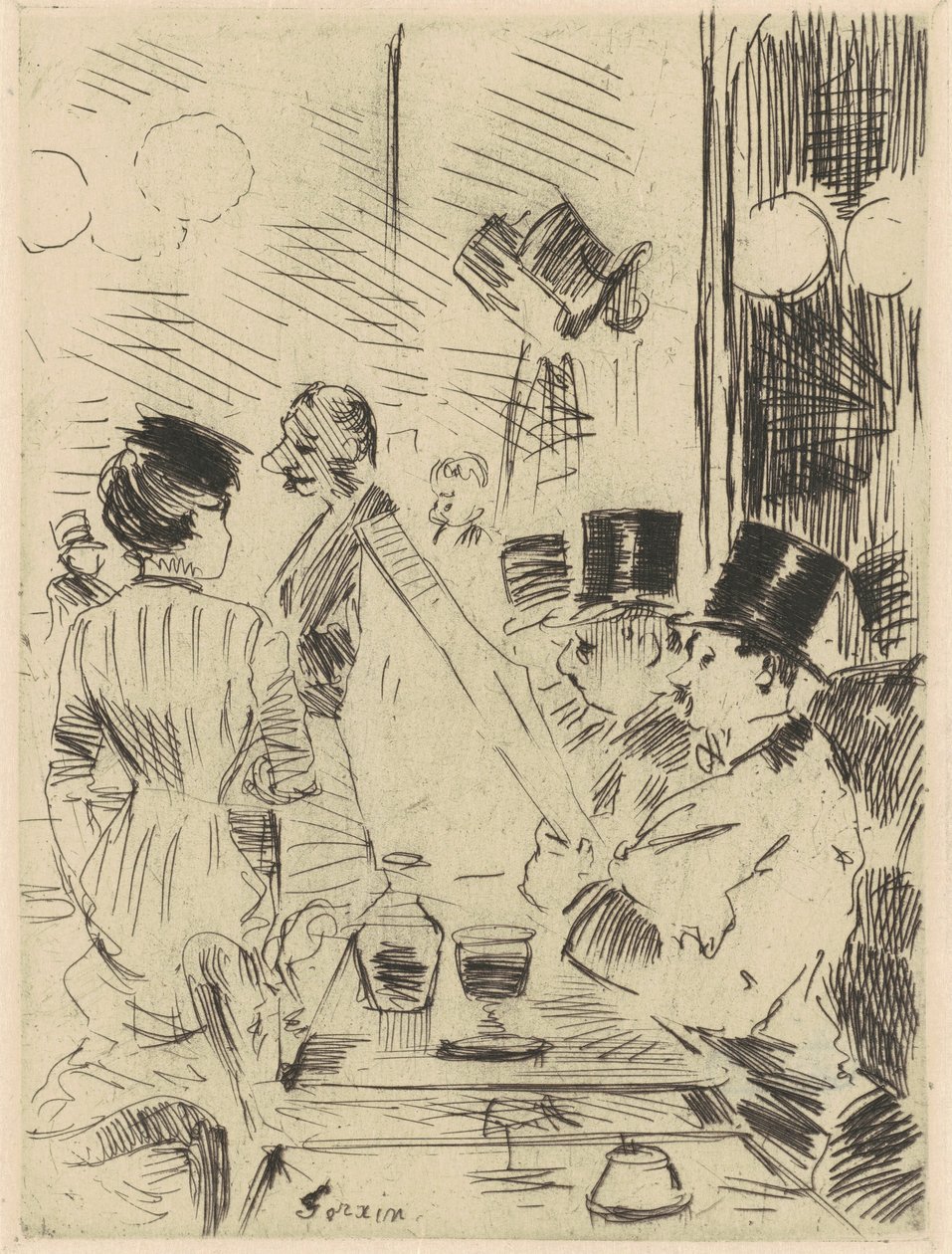 Le Café - Jean-Louis Forain