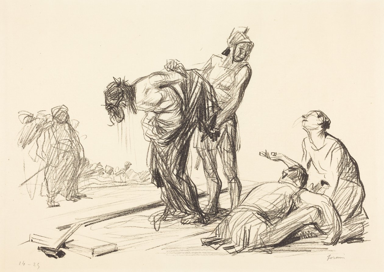 Le Christ dépouillé de se vêtements (Christ Stripped of His Clothes) - Jean-Louis Forain