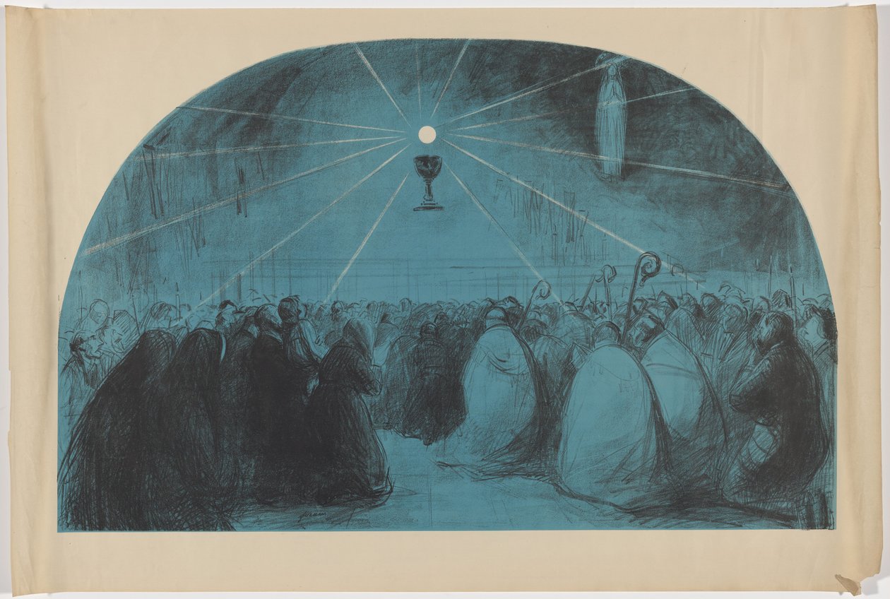 Lourdes, 1914, 25e Congrès eucharistique international - Jean-Louis Forain