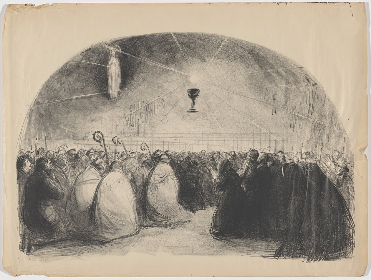 Lourdes, 1914, 25e Congrès eucharistique international - Jean-Louis Forain