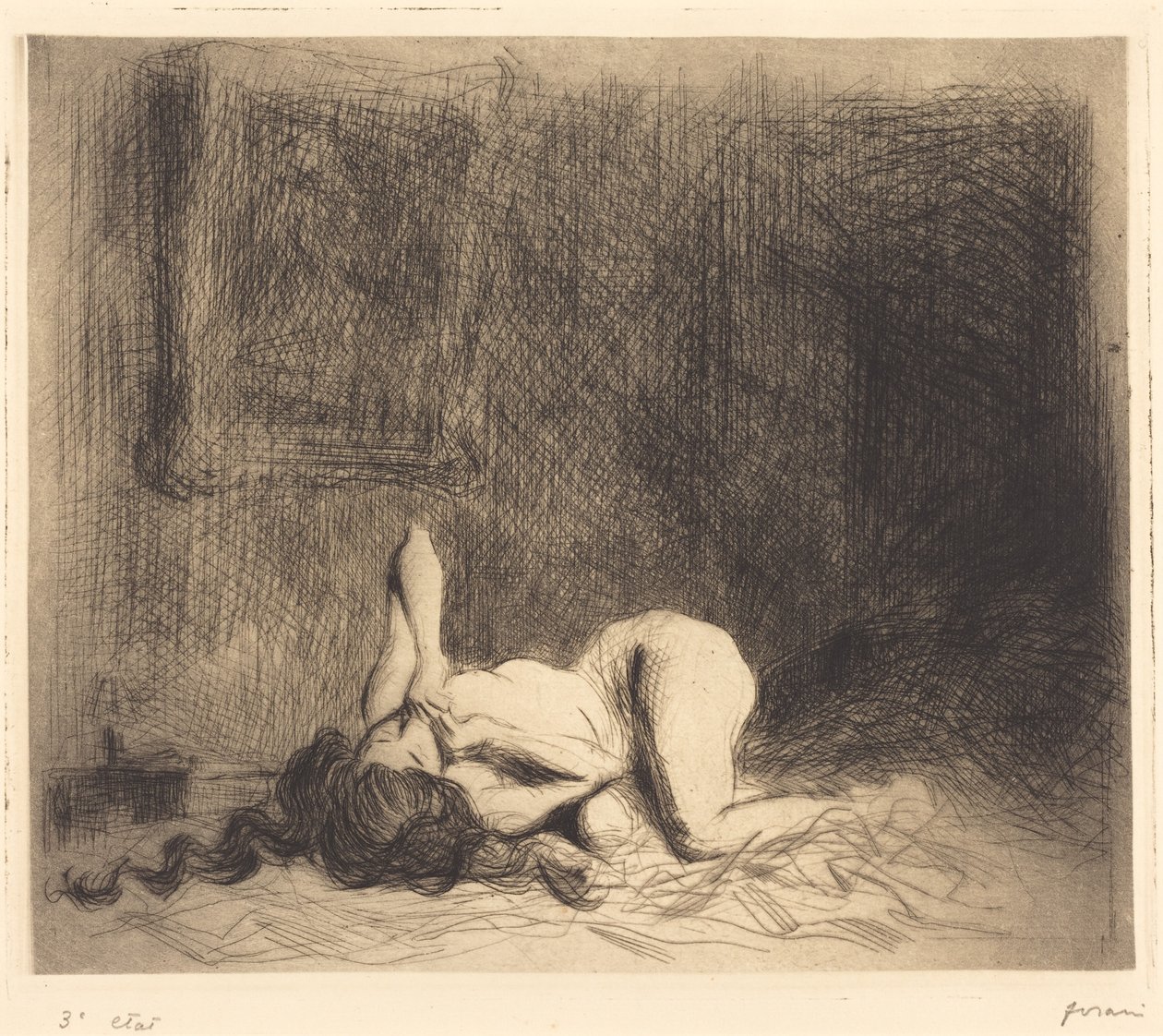 Sur le lit - Jean-Louis Forain