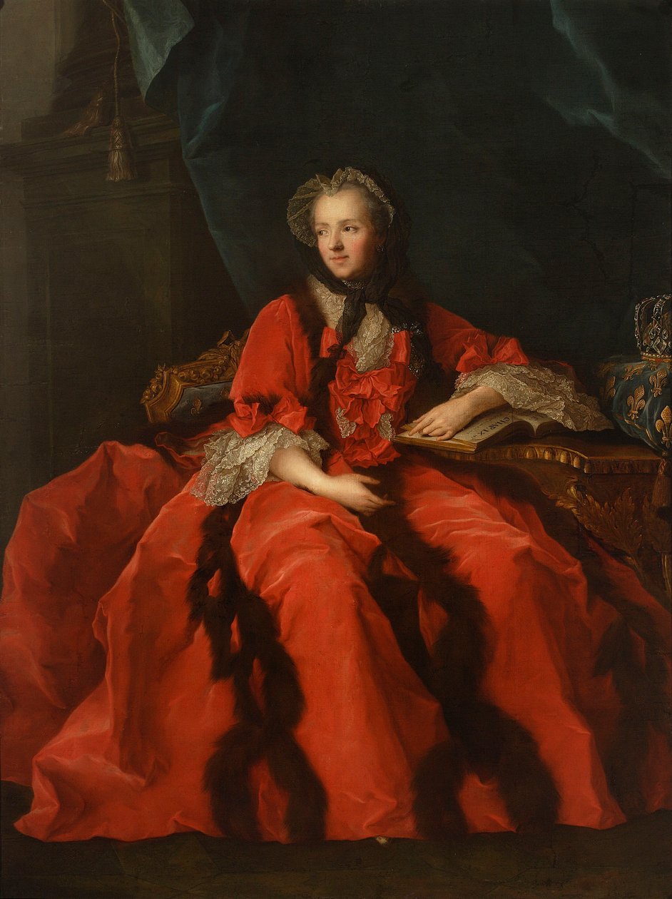 Portrait de la reine Marie Leszczyńska - Jean-Marc Nattier
